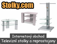 TV stolky, televizní stolky a repro stojany
